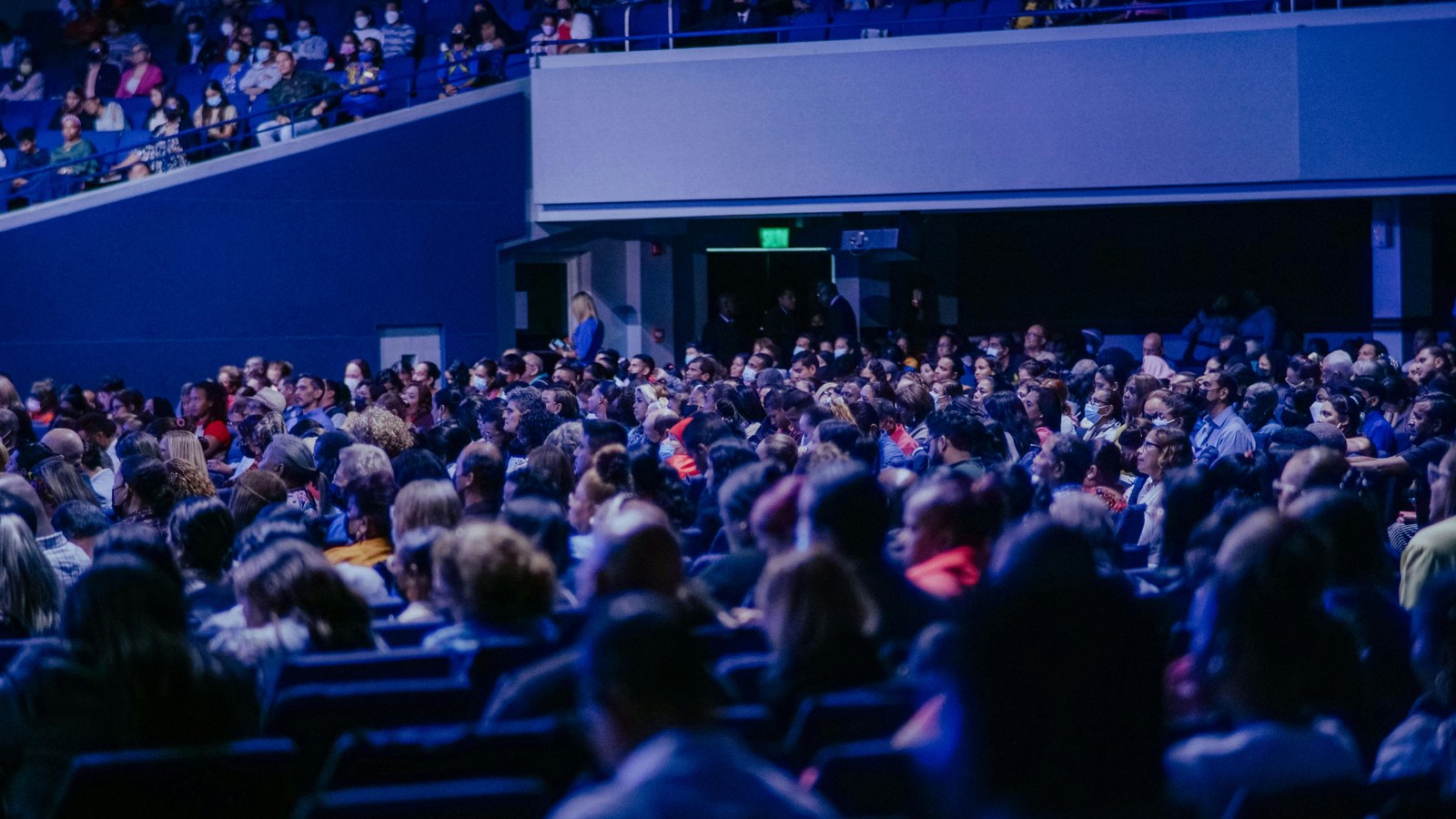 Audience at a professional event
